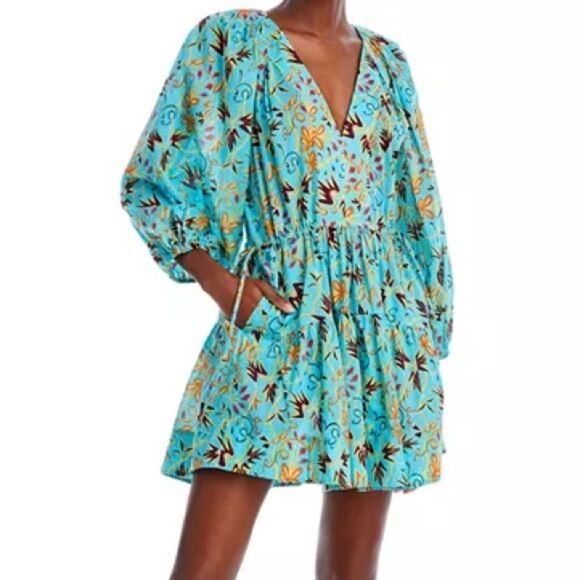 A.L.C. RTR Sally Cotton Mini dress with pockets women's size 6 - Picture 6 of 13